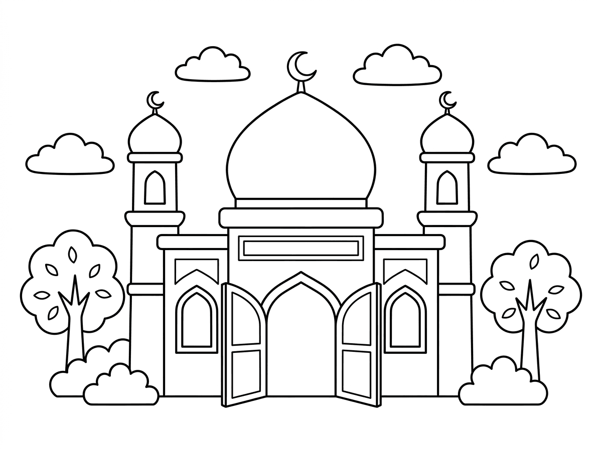 תכין לי דף צביעה של בית המקדש