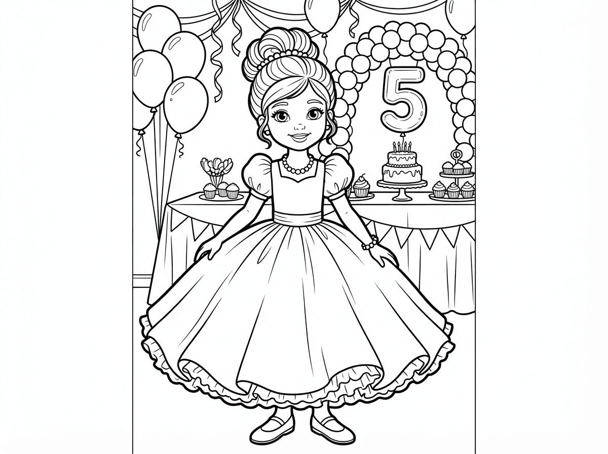 "אוקיי, הכל בהקלטה אחת. ילדה, קטנה, בת חמש, שחוגגת יום הולדת, אבל זה יום הולדת מפואר, זה אומר שהשמלה שלה חלקה ונפוכה ממש. ושלא יראה כאילו יש לה תסרוקת שזרקו עליה פח זבל. יהיה קוקס כזה מהמם, כמו בילדת בת מצווה הקודמת הקודמת הקודמת שעשית לי. נעלי שבת, לא נעלי עקב, ותכשיטים. ורקע של יום הולדת. זה אומר עוגה, עם חמש בלונים, של חמש מאחורה, מספר חמש, מלא בלונים, מלא עוגות..."