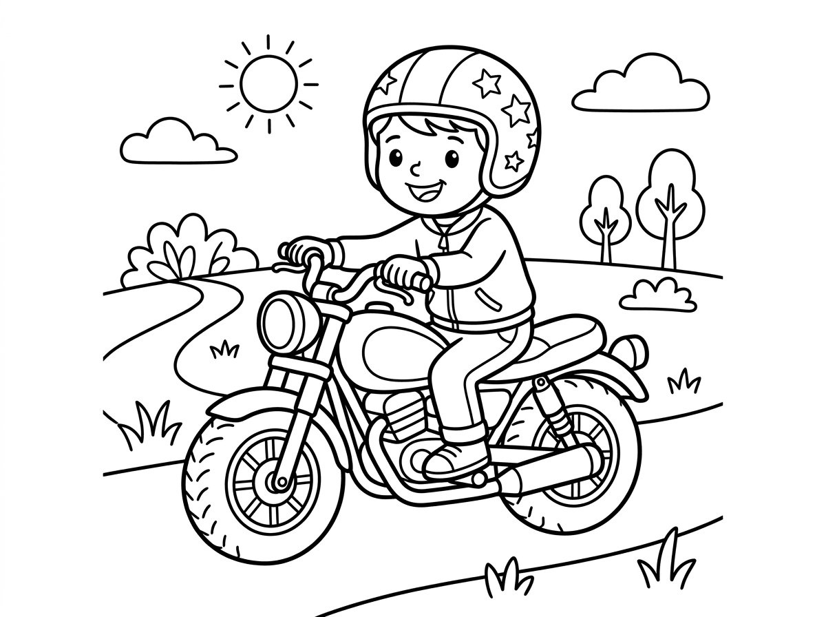 ואופנוע של ילדים