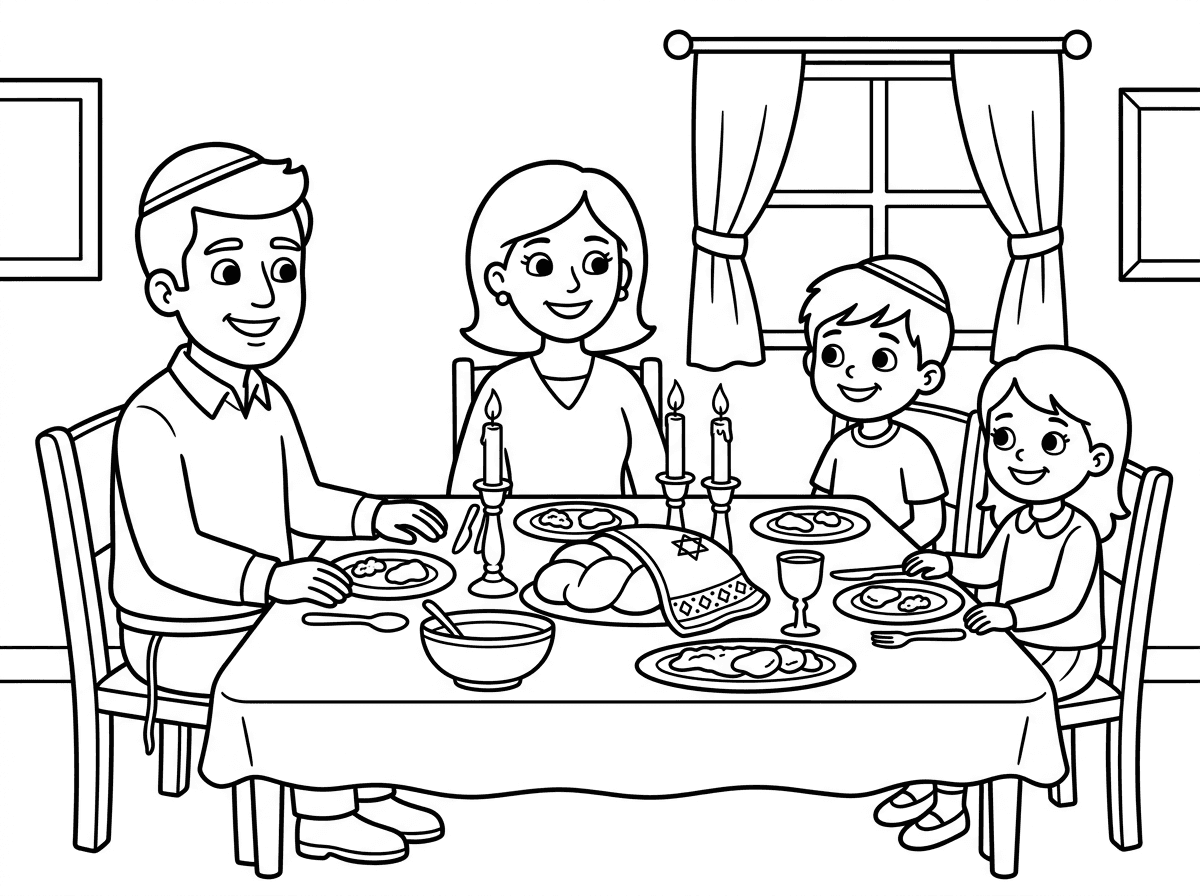 ארוחת שבת בבית