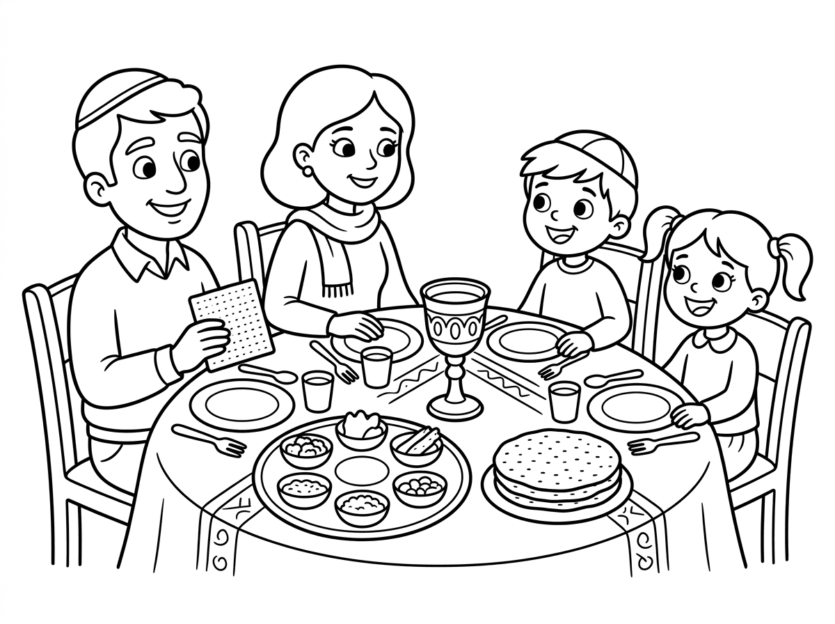 עכשיו תכין לי דף צביעה שמתאים לפסח