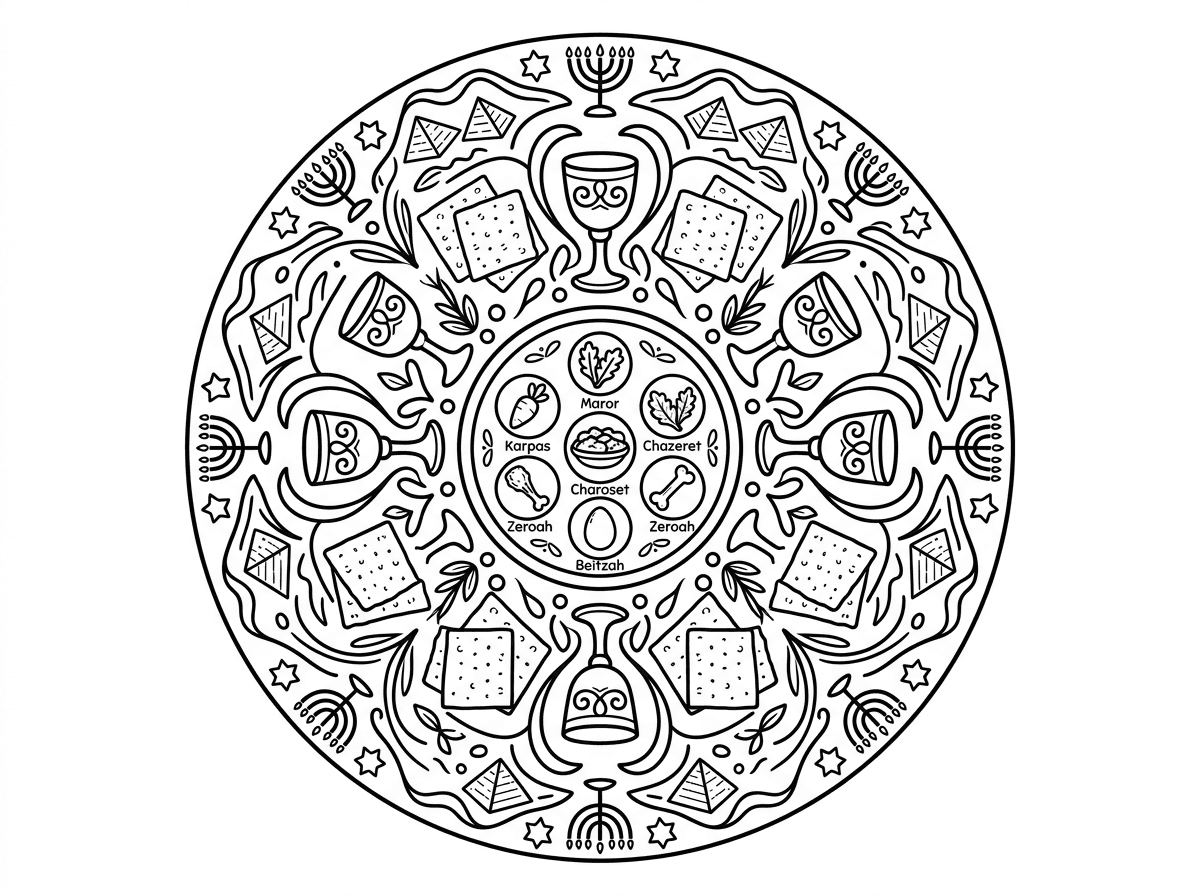 תיצור לי מנדלה שקשורה לפסח