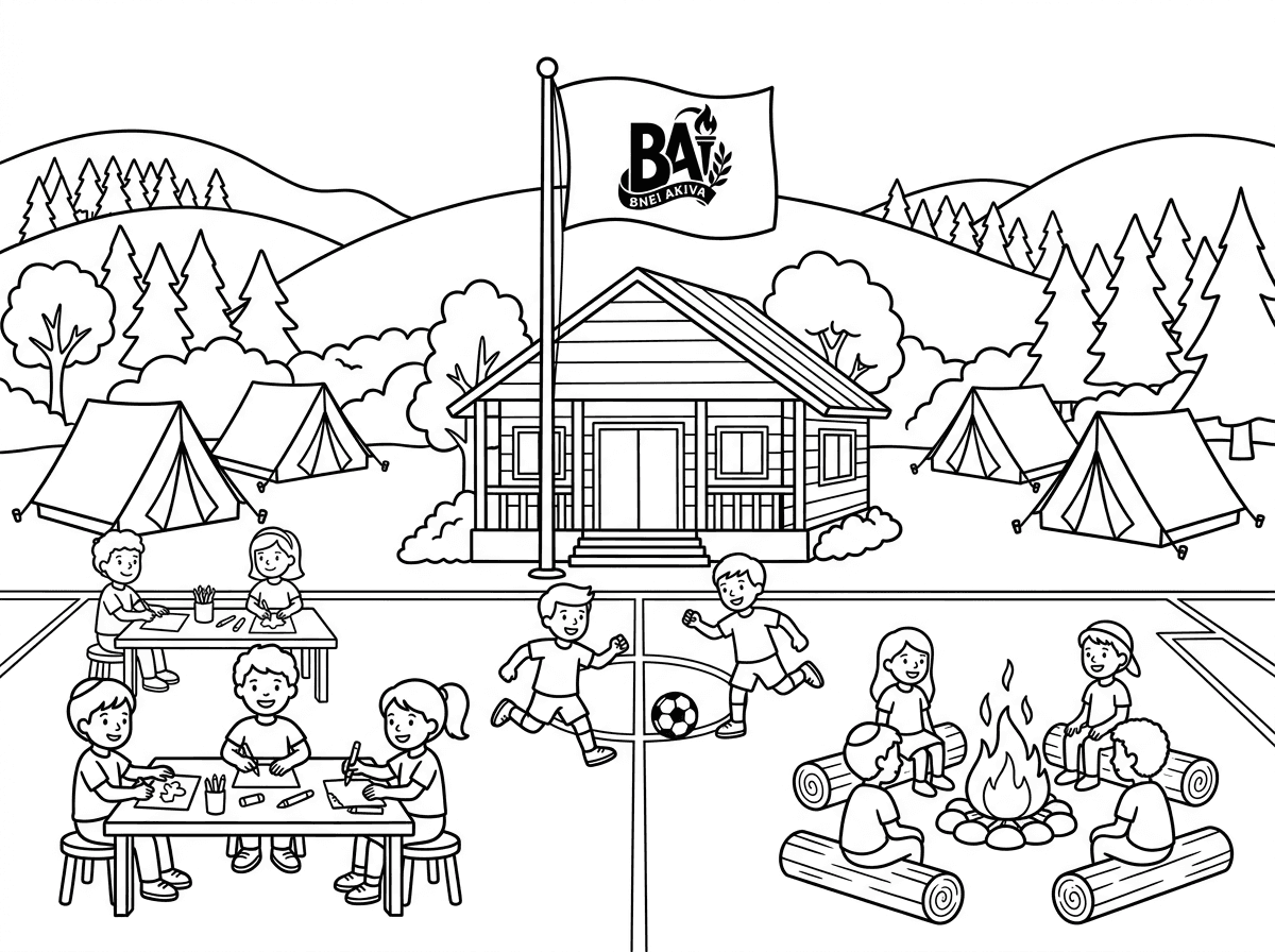 תצייר לי מחנה קיץ של בני עקיבא ממש מושקע