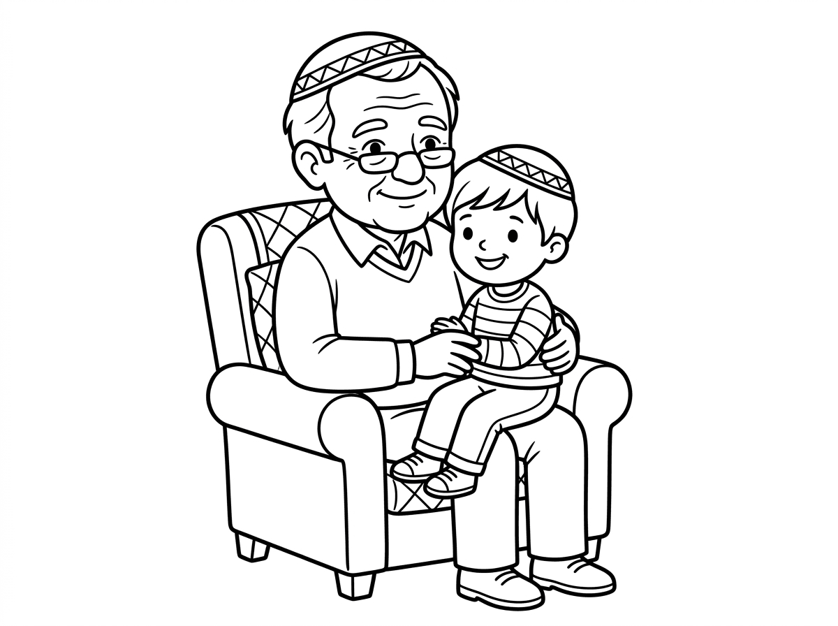 שים לסבא ולילד כי0ה