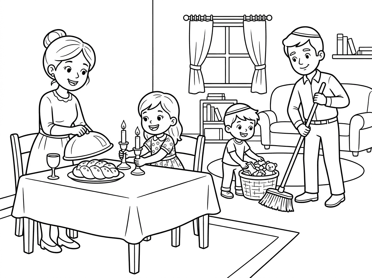 ערב שבת התארגנות