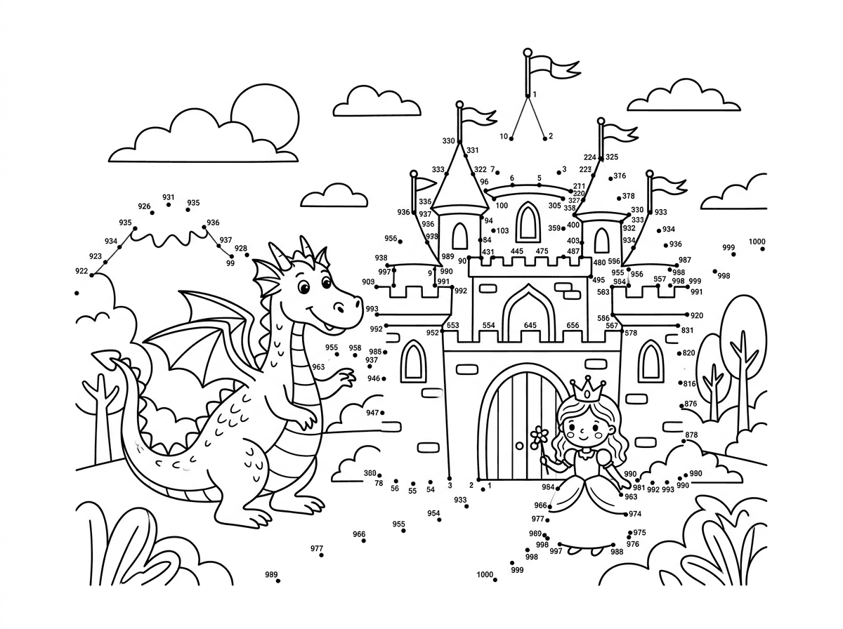 אפשר דף מנקודה לנקודה עד 1000?