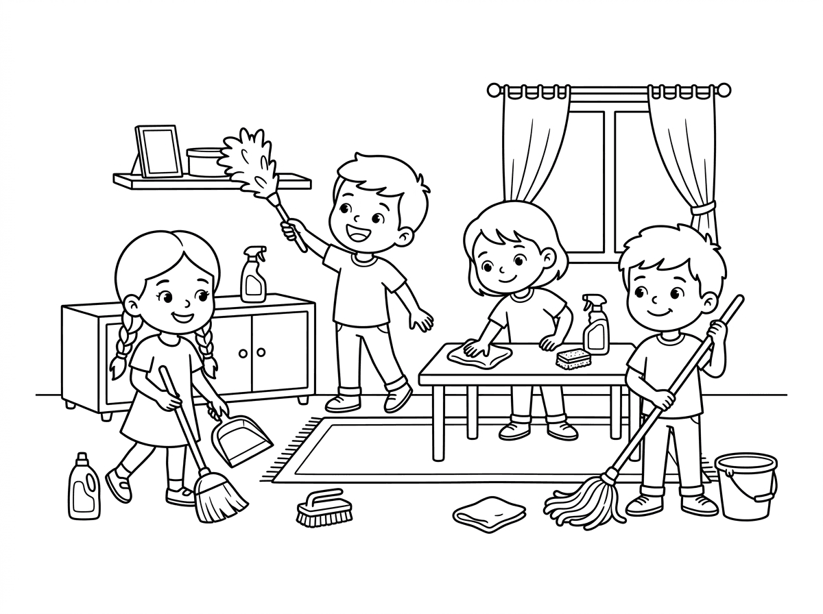 ילדים מנקים לפסח