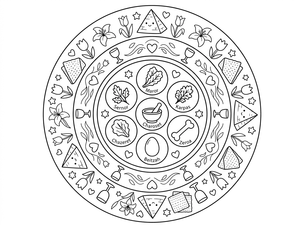 מנדלה מתאימה לפסח לבנות