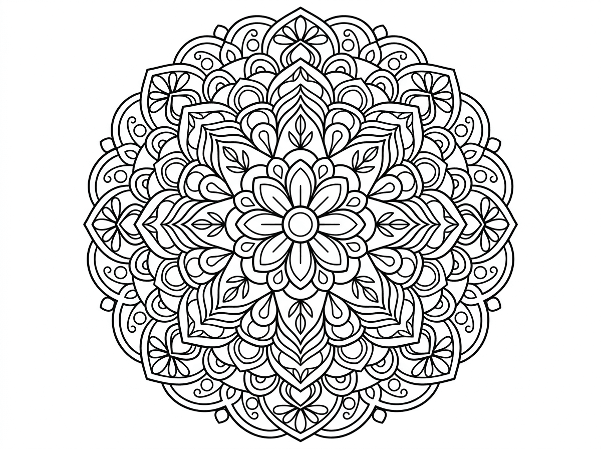 מנדלה ברמת קושי בינונית לילדה