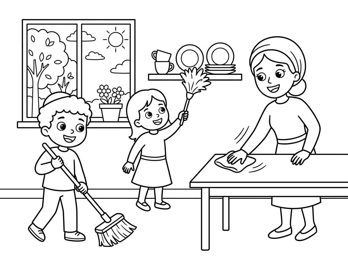 אני רוצה דף צביעה של נקי לפסח