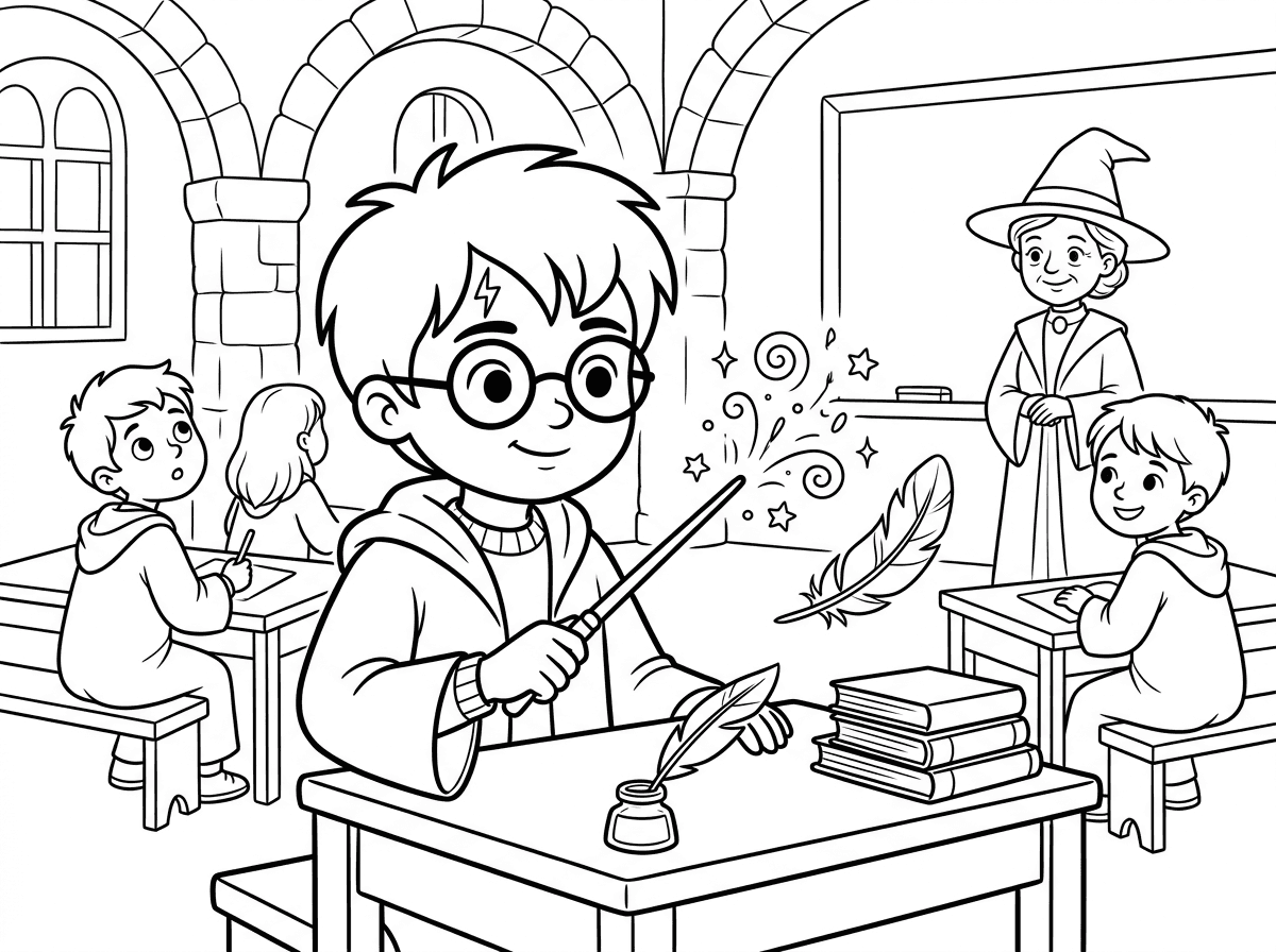 עכשיו אתה יכול לעשות לי שהארי פוטר עושה בכיתת לחשים