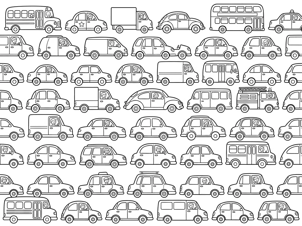 זה קצת רכבים. אני רוצה יותר מלא רכבים. כאילו שיהיה מלא, מלא רכבים, שכל זה יהיה רכבים, כל זה. כל הדבר הזה. שיהיה שורה פה של רכבים, שיהיה שורה של רכבים.</blockquote>