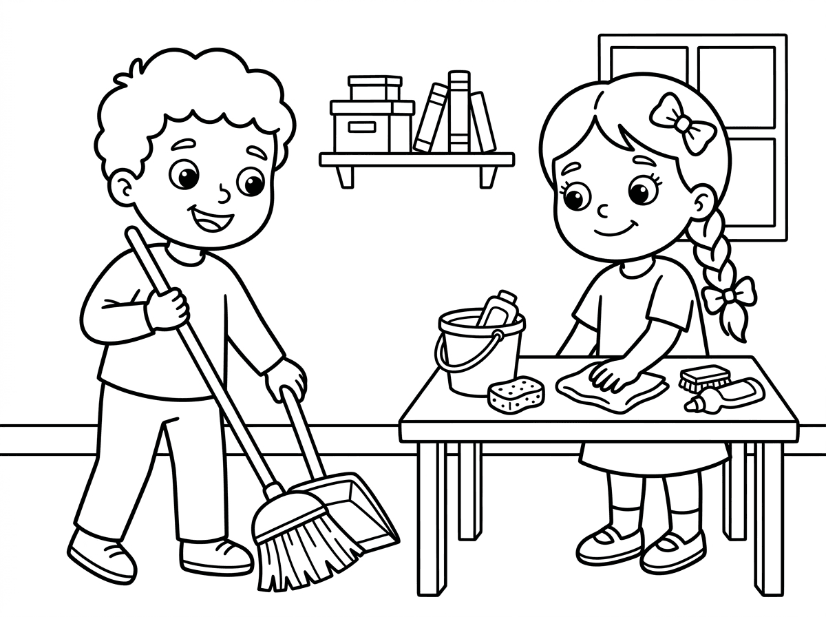 אני רוצה דף צביעה של ילדים מנקים לפסח