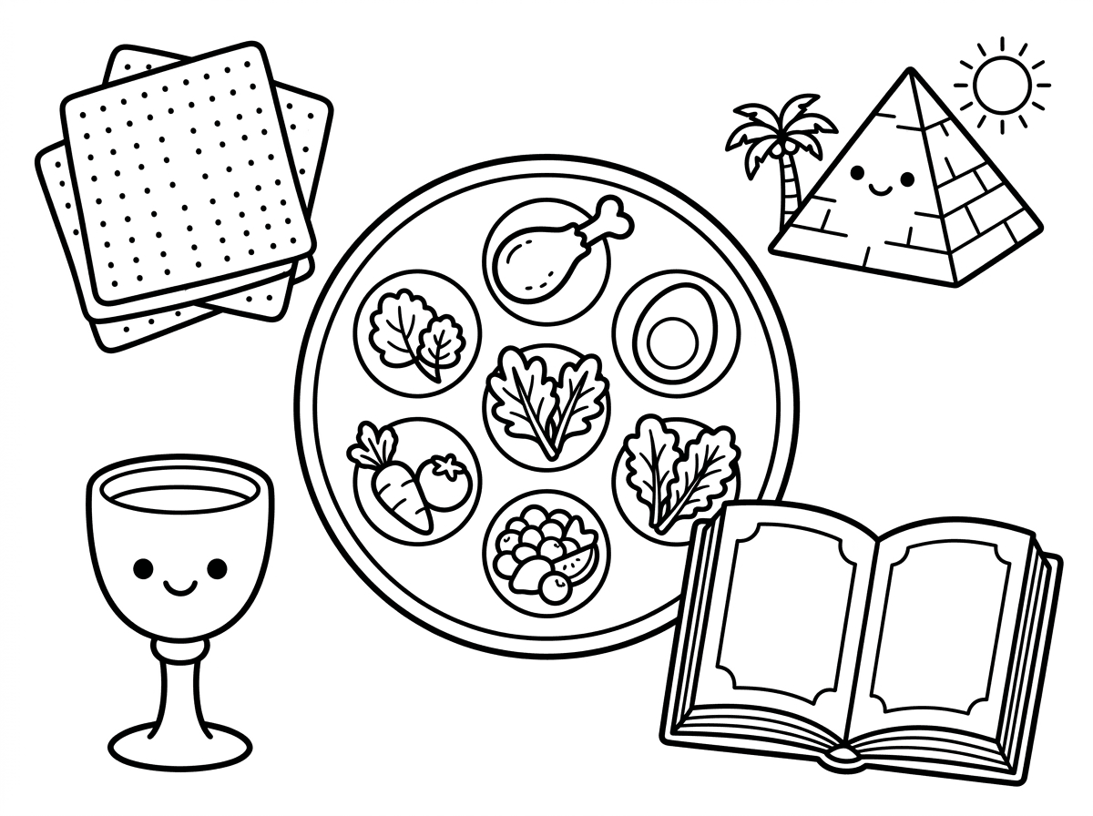 "אמא, עכשיו תכיני לי דף עם דברים שקשורים לפסח."