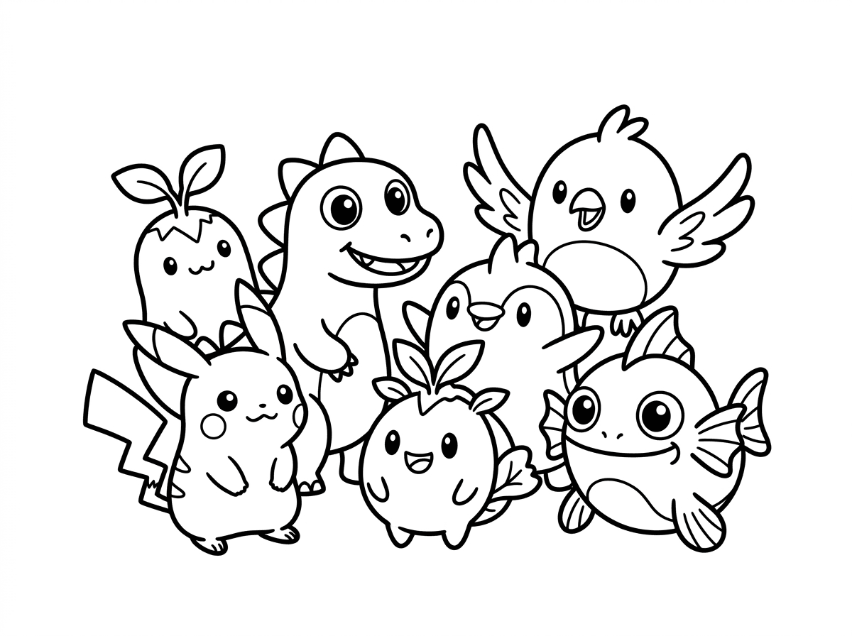 אשמח שיהיו הרבה פוקימונים באותו דף