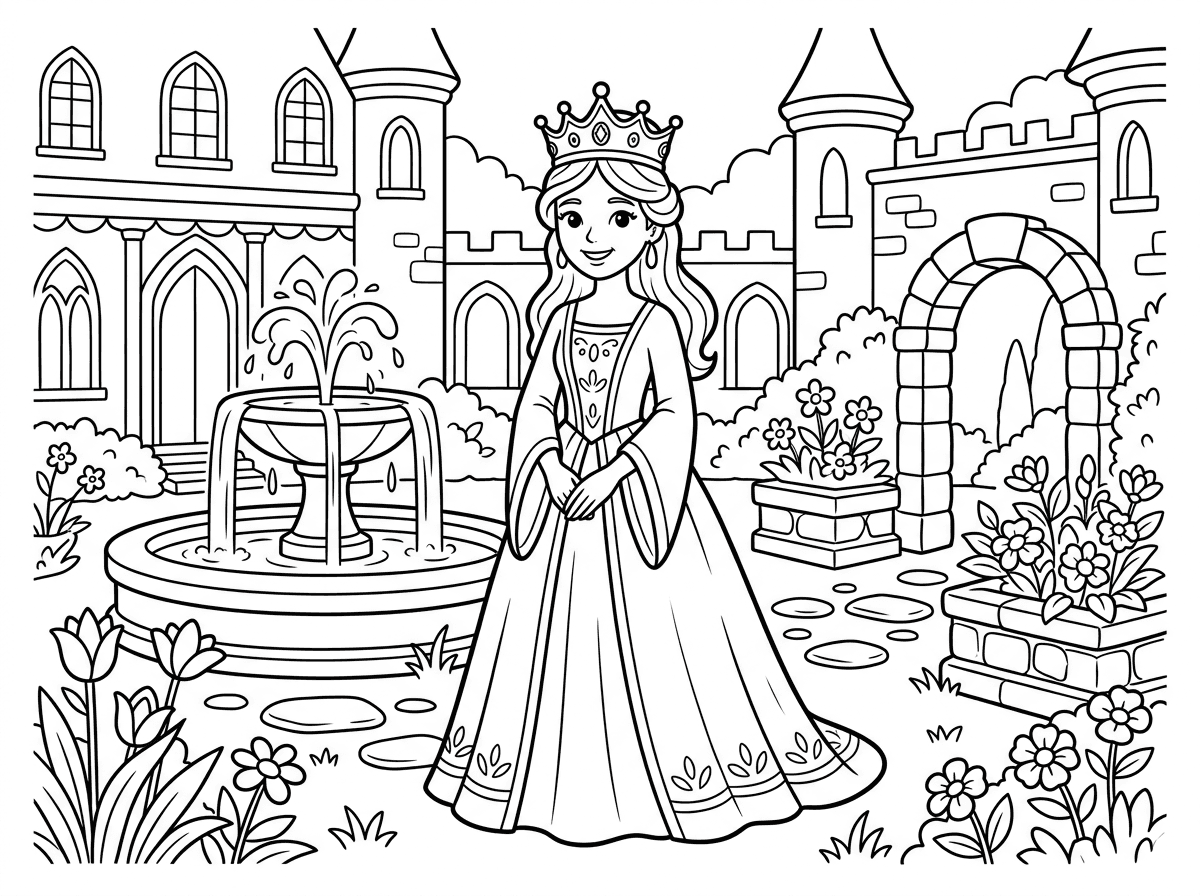 מלכה בחצר הארמון