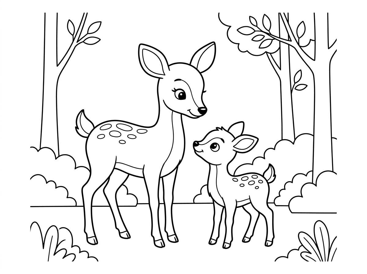 מבקשת דף צביעה של עופר קטן ואמא שלו.