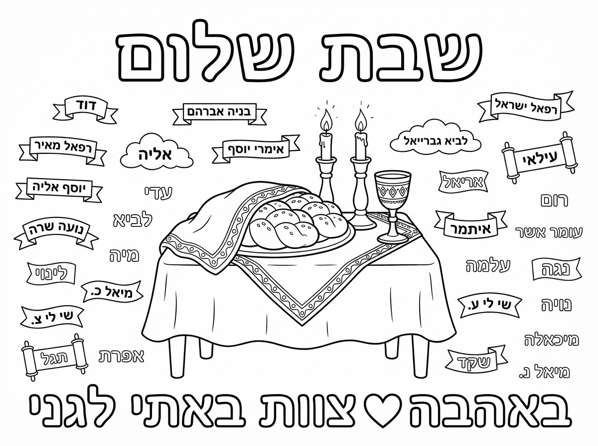 דוד
בניה אברהם
רפאל ישראל
רפאל מאיר
אימרי יוסף
אליה
רון
לביא גברייאל
עילאי
יוסף אליה
עדי
אריאל
רום
עומר אשר
לביא
איתמר
מיה
נועה שרה
עלמה
נגה
ליה
לינוי
אידה
מיאל כ.
נויה
שי לי ע.
שי לי צ.
מיכאלה
תגל
אפרת
שקד
מיאל נ.