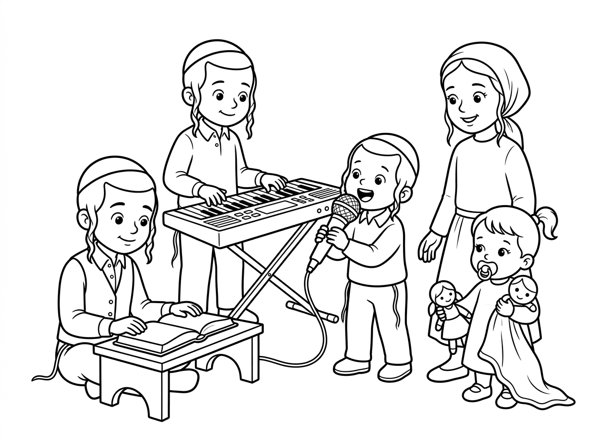 בלי כיתובים של גיל.
וגם צריך שהקטנה תהיה בת עם קוקו. ובלי חיתול התכוונתי שהיא מחזיקה שמיכי עם ראש בובה קטנה מחוברת
וגם הילדה הגדולה בלי פאות