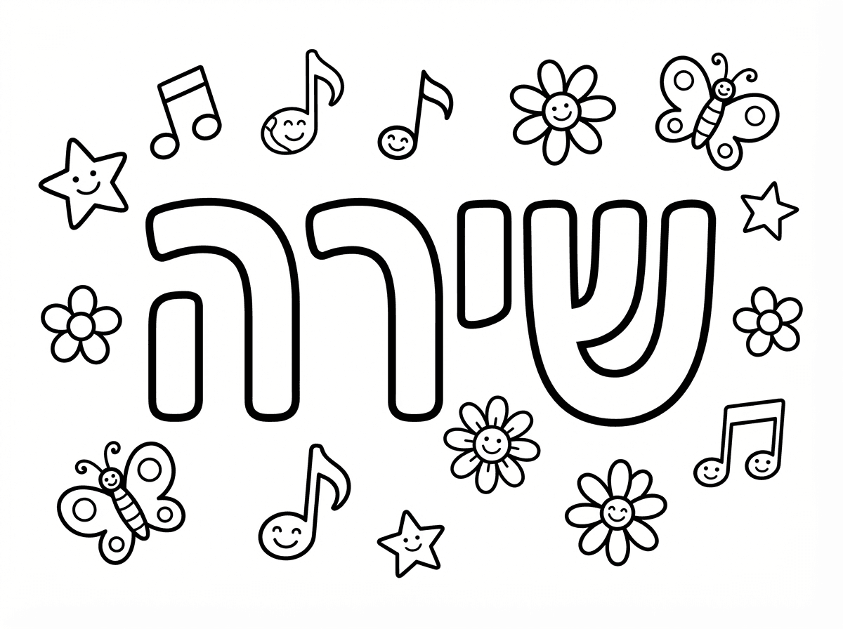 תוסיף לה לתמונה את השם "שירה"