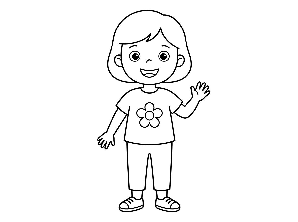 אפשר תמונה של ילדה כם שיער 
קצוץ