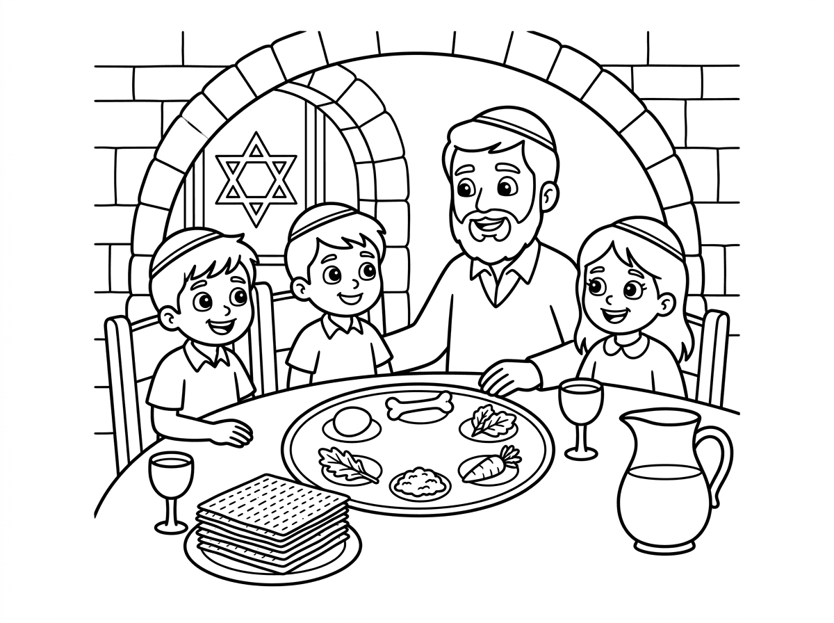 תוכל להכין לי דף לפסח?