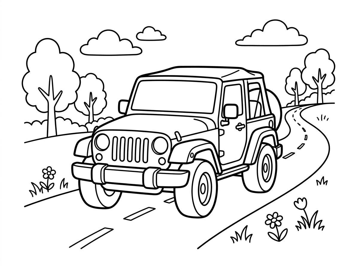 התכוונתי ג'יפ שהוא נושע על הכביש, שהוא עומד על הכביש ובצבע שחור. אתה יודע מה זה שחור?