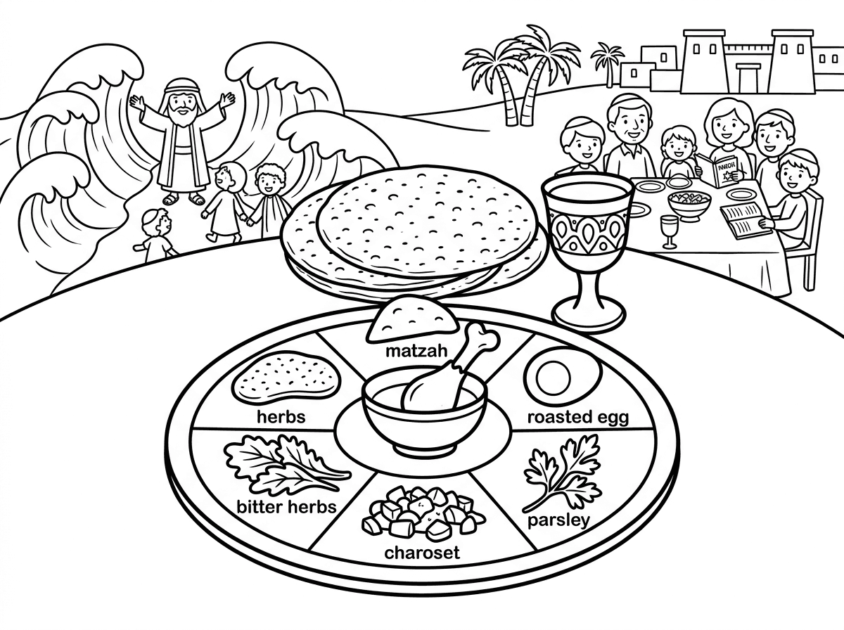 תביא דף צביעה על פסח