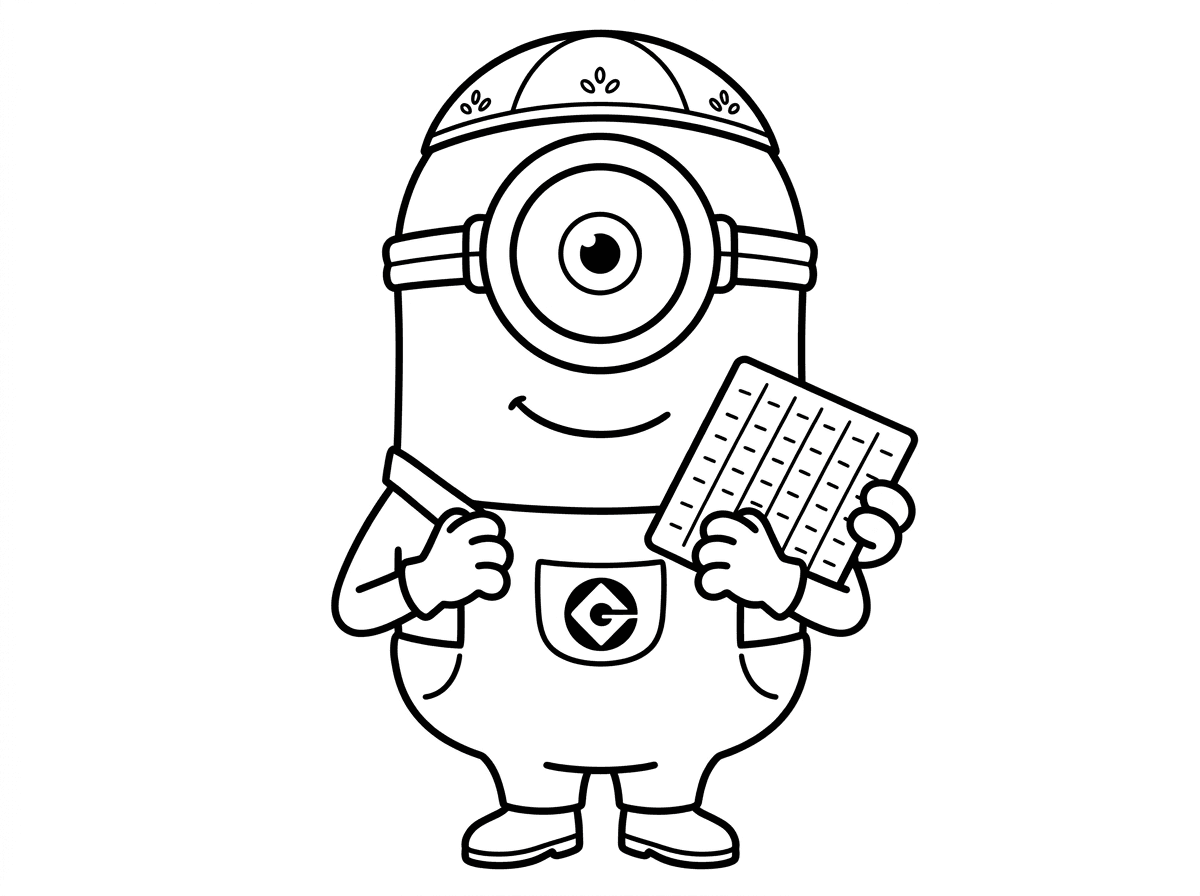 מיניון עם כיפה מחזיק מצה