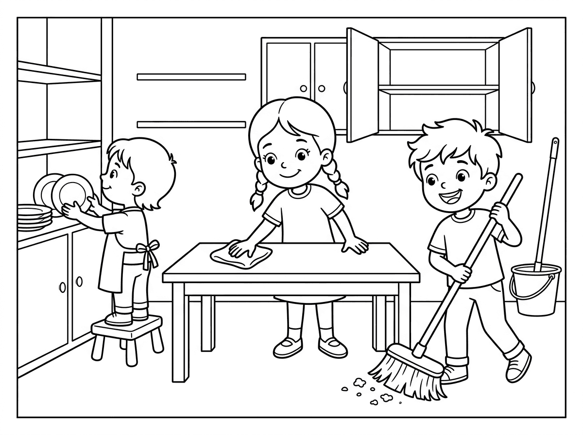 תשלח לי ציור לצביעה דל הכנות לנקיון לפסח