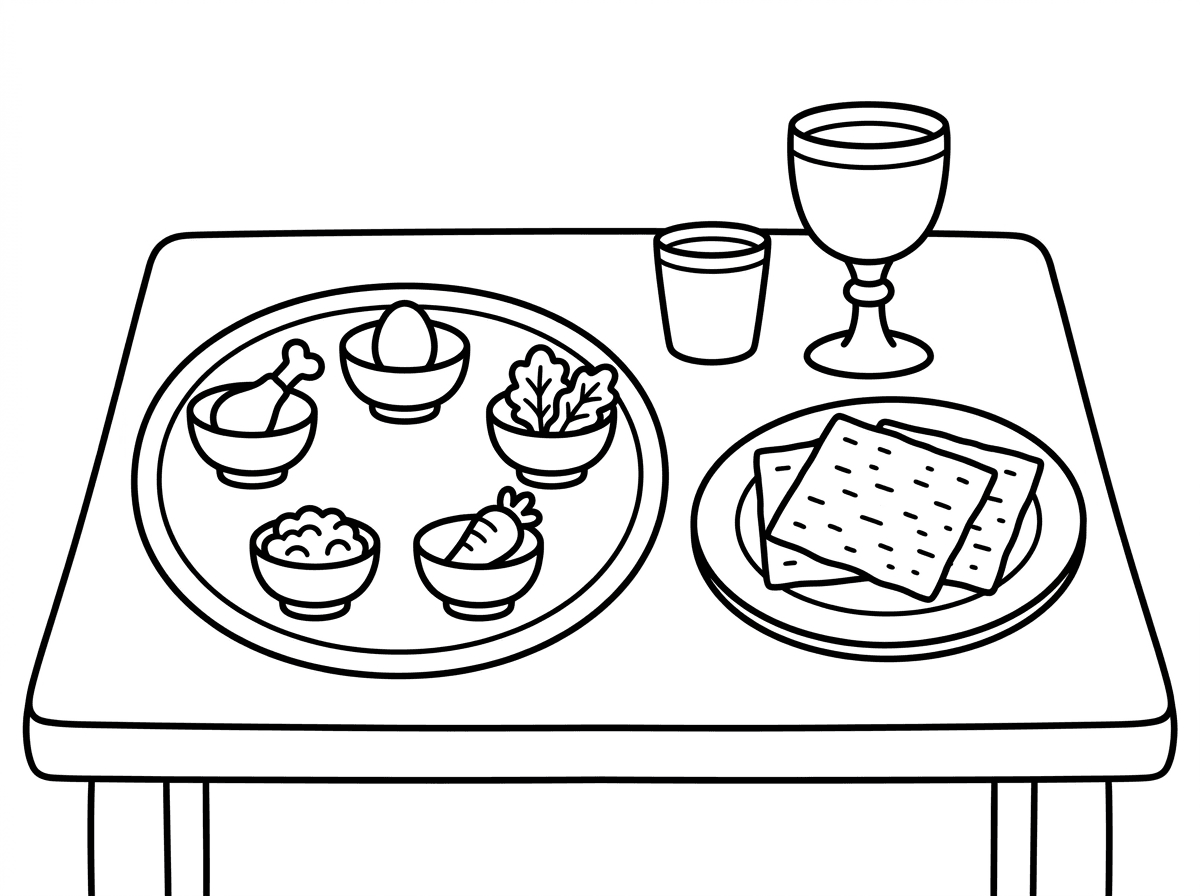 תן לי דף צביעה לפסח