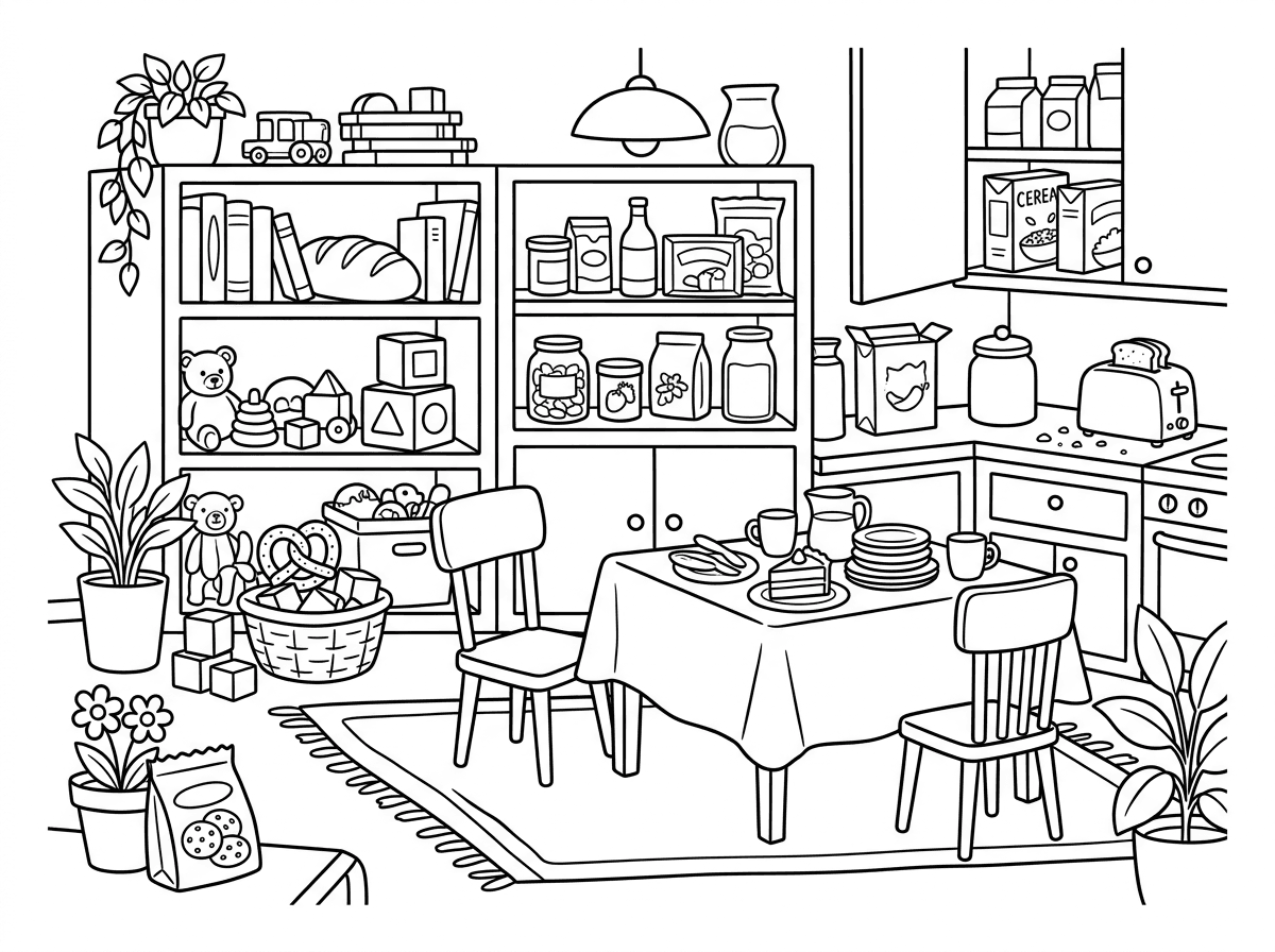 דף עם פריטים נסתרים בנושא חמץ