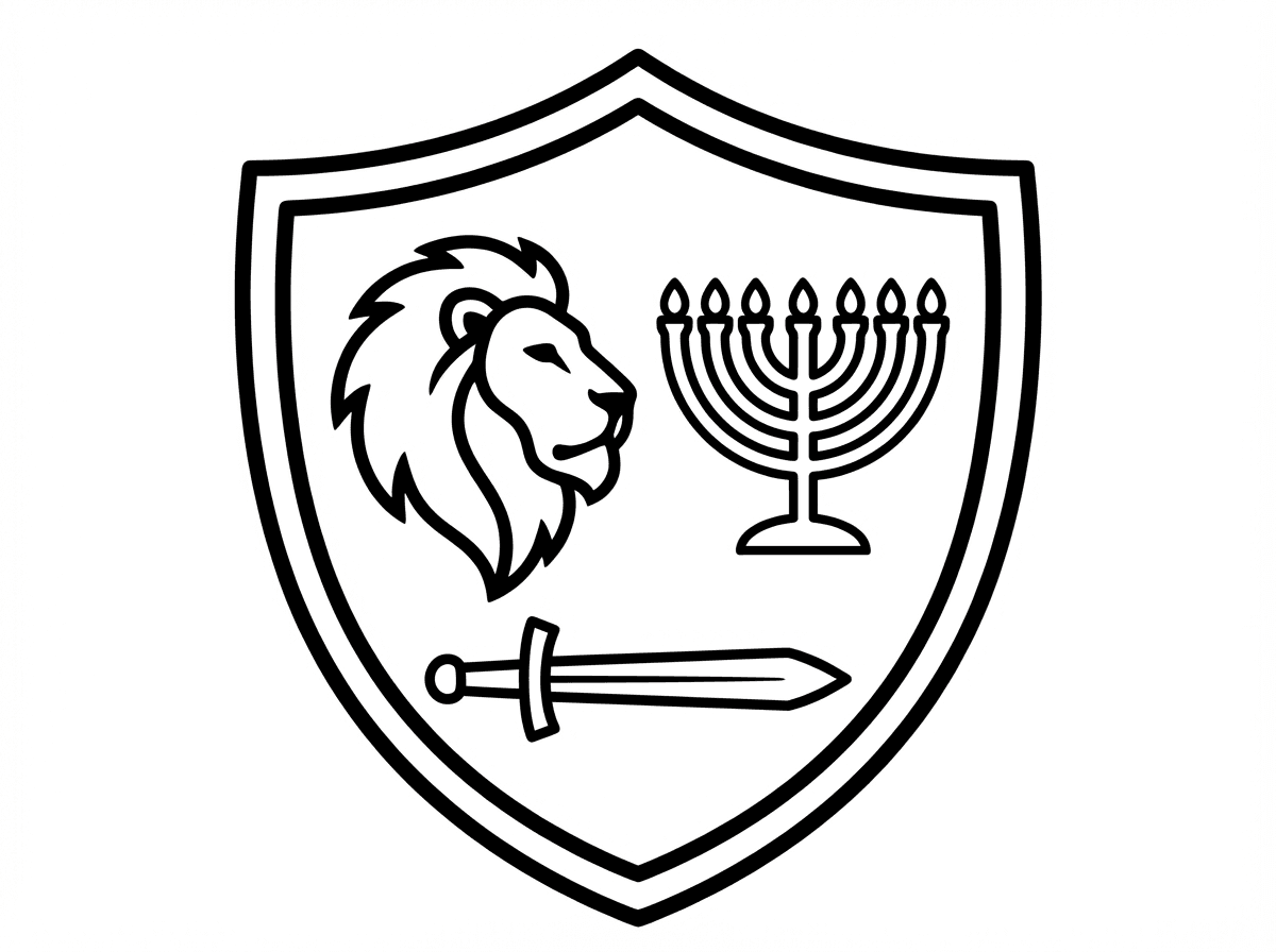 תוכל לעשות לי את הסמל של חטיבת יהודה לצביעה