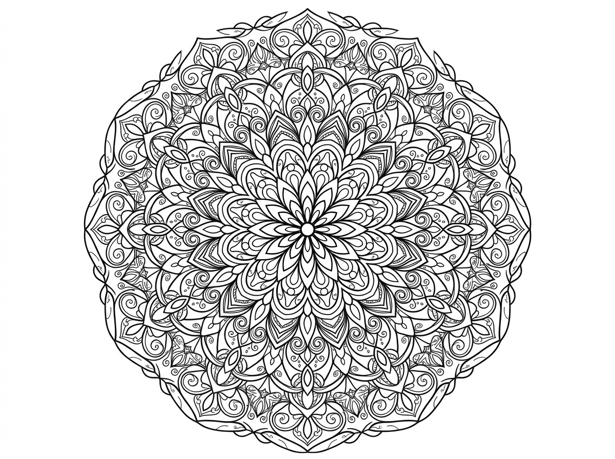 שבוע טוב . תכין לי מנדלה ברמת קושי קשה עם עיטורים עדינים ויפים