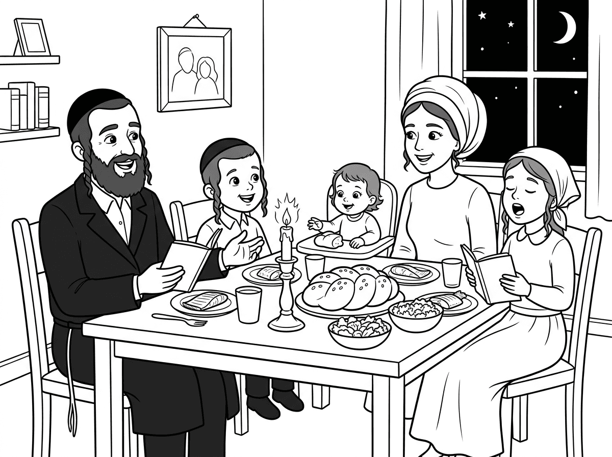 זה יפה מאוד. אבל הכיתובים משובשים.
וחסר פה עוד פרטים כדי להבין שזה סעודת מלווה מלכה למשפחה חסידית