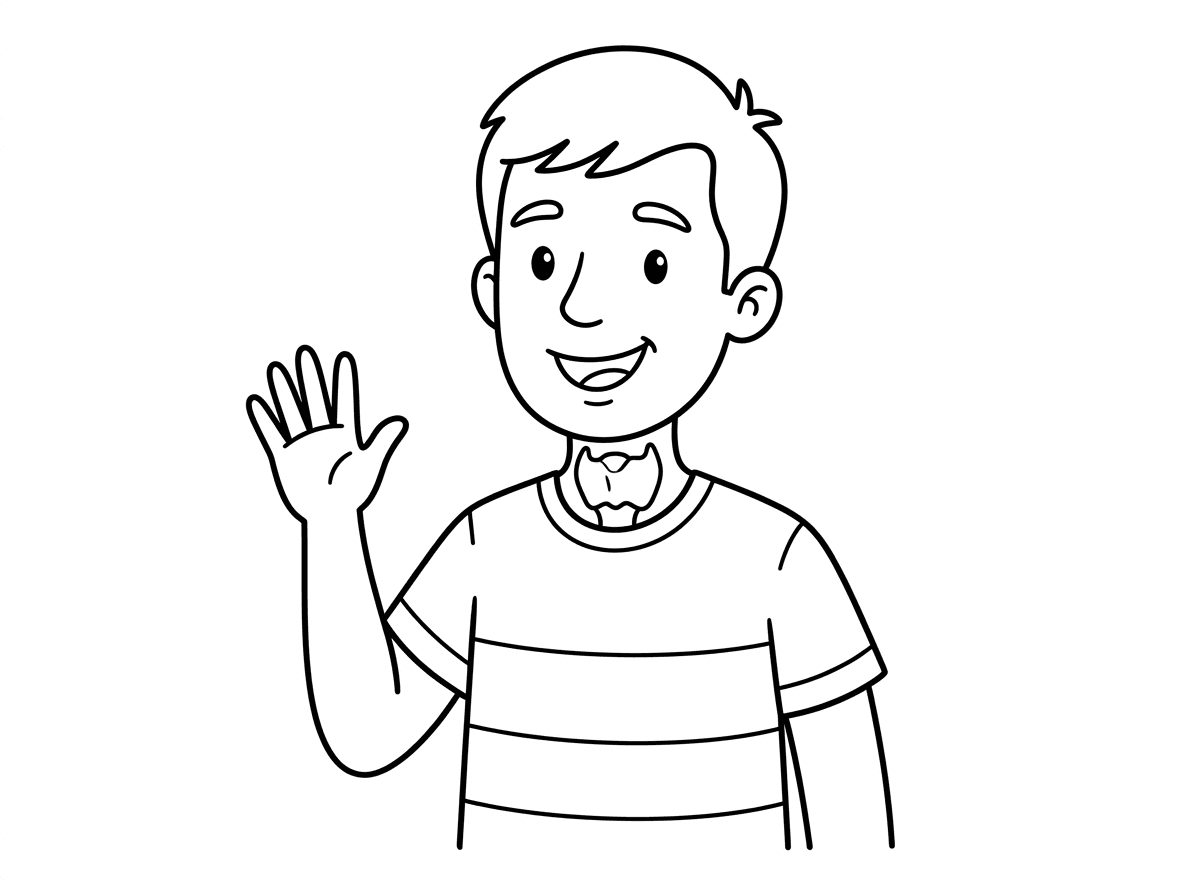 אני רוצה ציור של גבר עם גרוגרת ענקית ובולטת