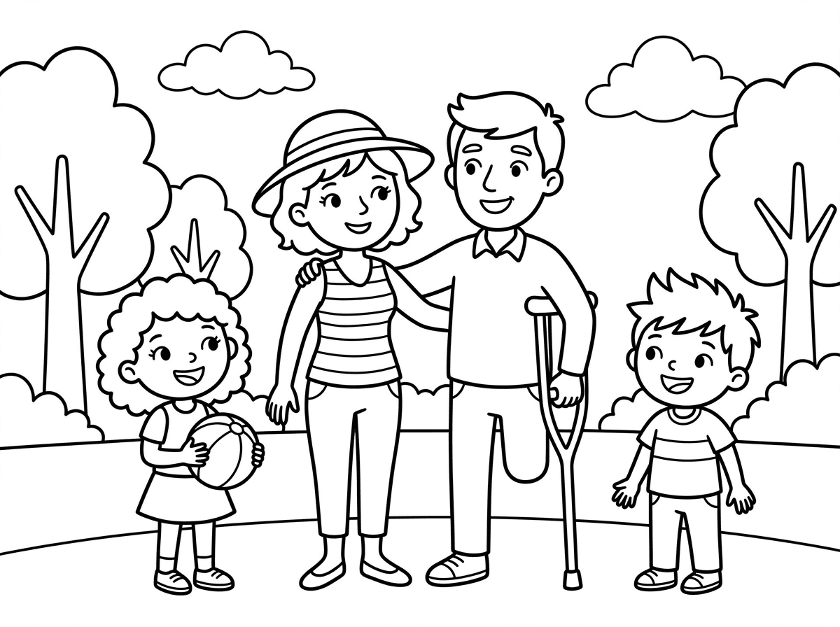 יש לי חבר כי טוב אבא ואמא ואבא יש לו כרע אחת