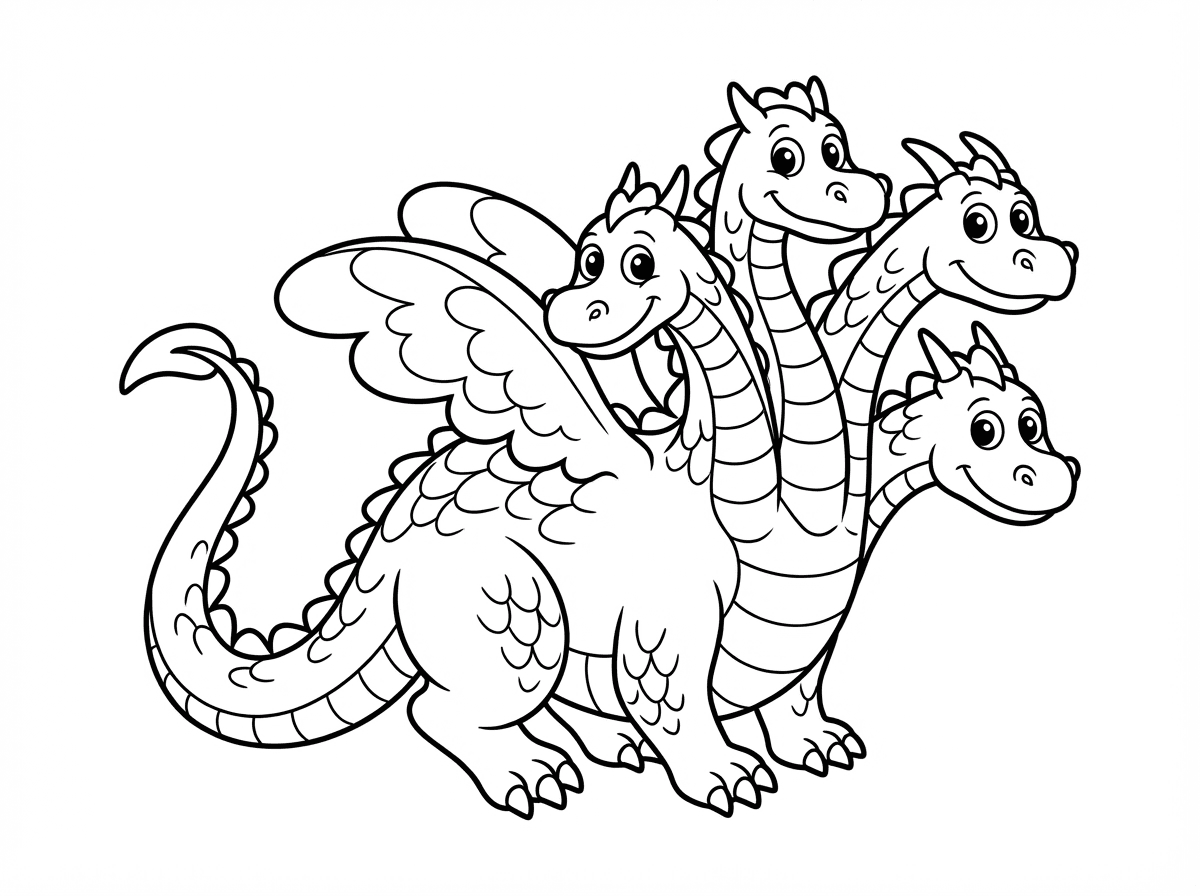 דרקון עם 4 ראשים שגם עף