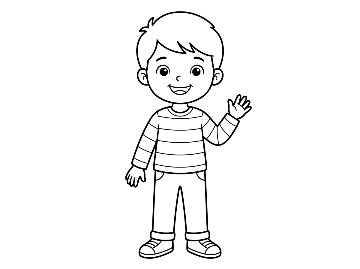 אני רוצה ציור של ילד