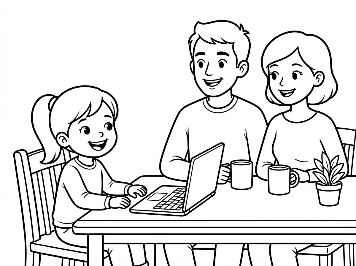 אתה יכול לעשות את זה רק שהילדה שעל הכיסא תיראה יותר שמחה?