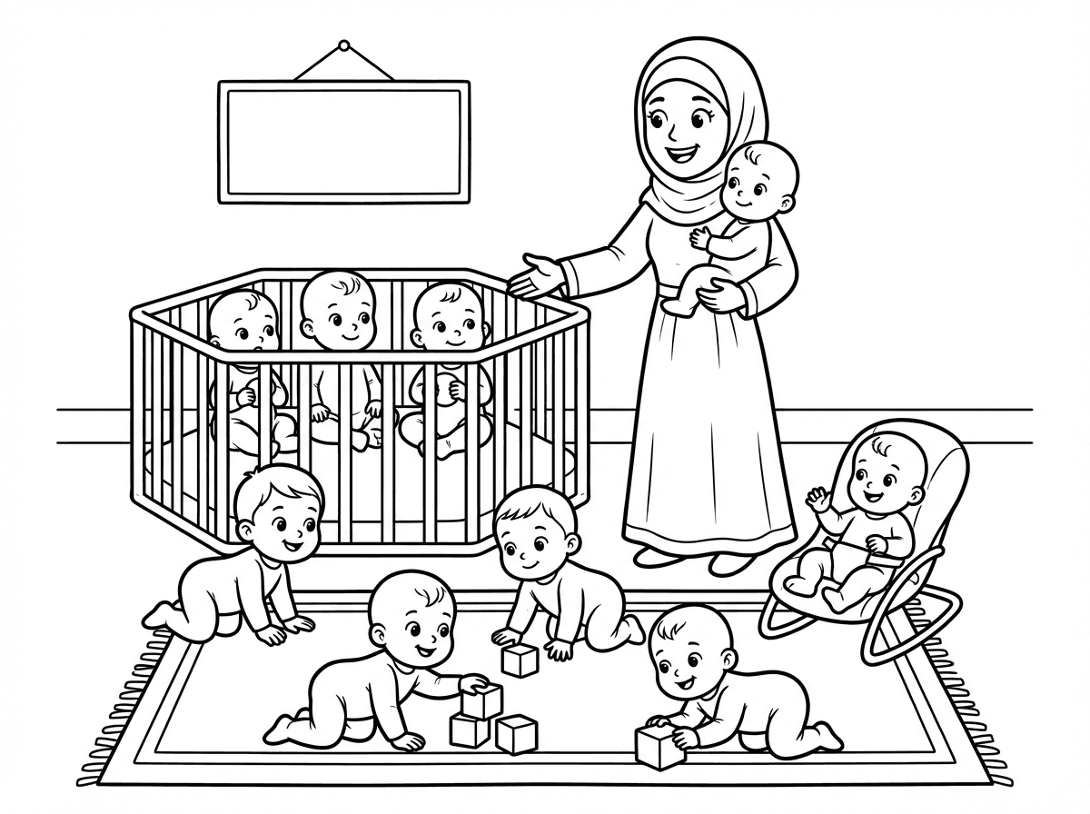 תצייר לי גם את אמא שלהם שרה בדש שמנהלת משפחתון של 60 תינוקות ואמא לששה מתוקים.