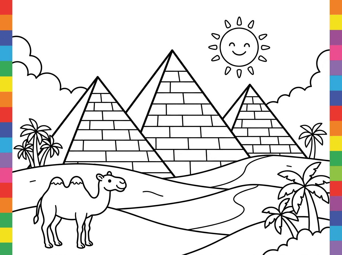 אשמח לציור פשוט המתאים לילדים
של פירמידות מצרים.
ללא תוספת אנשים ברקע