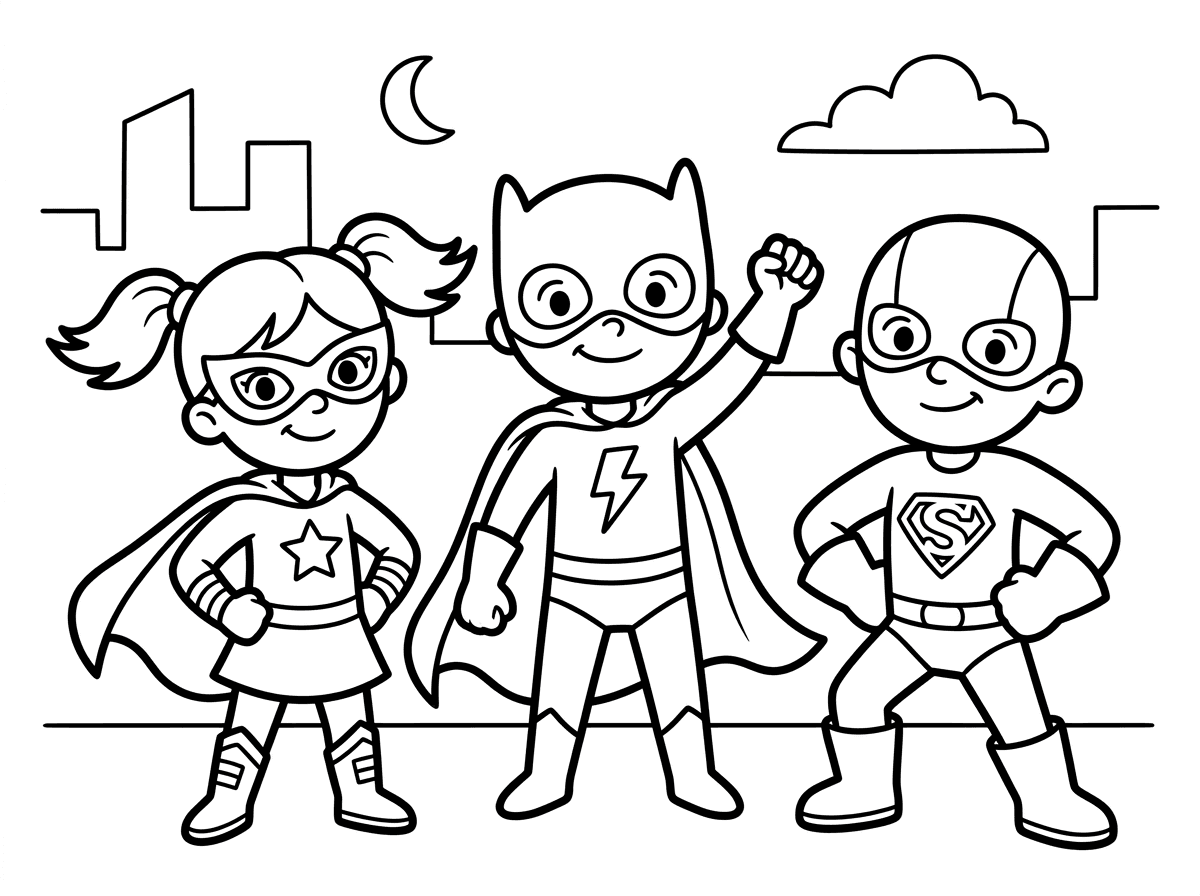 תמונה שהילדים גיבורי על