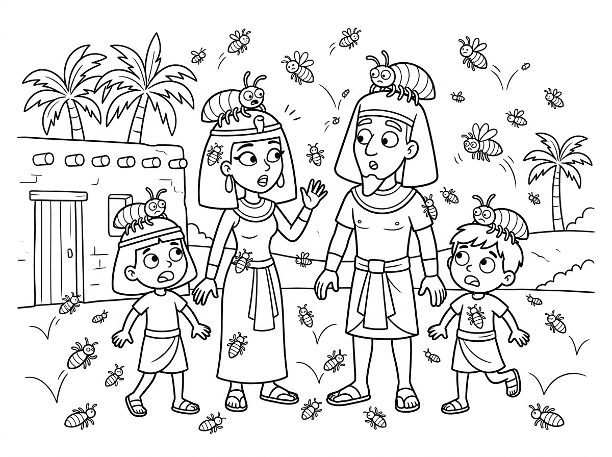 צור לי דף צביעה למכת כינים בסגנון וקטורי