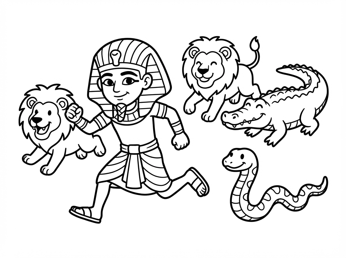 רוצה לראות מכת ערוב שבה מצרי נמלט מחיות שרודפות אחריו