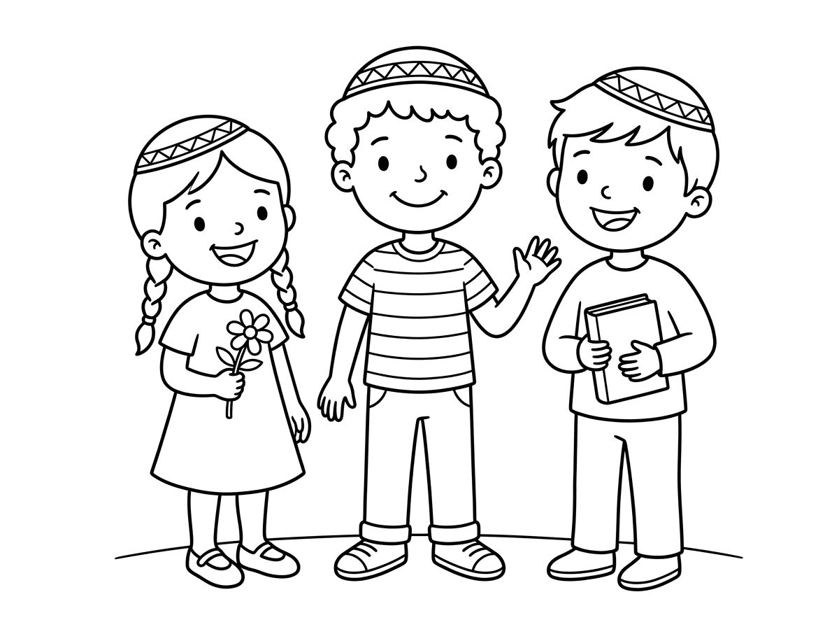 הילדים עם כיפה