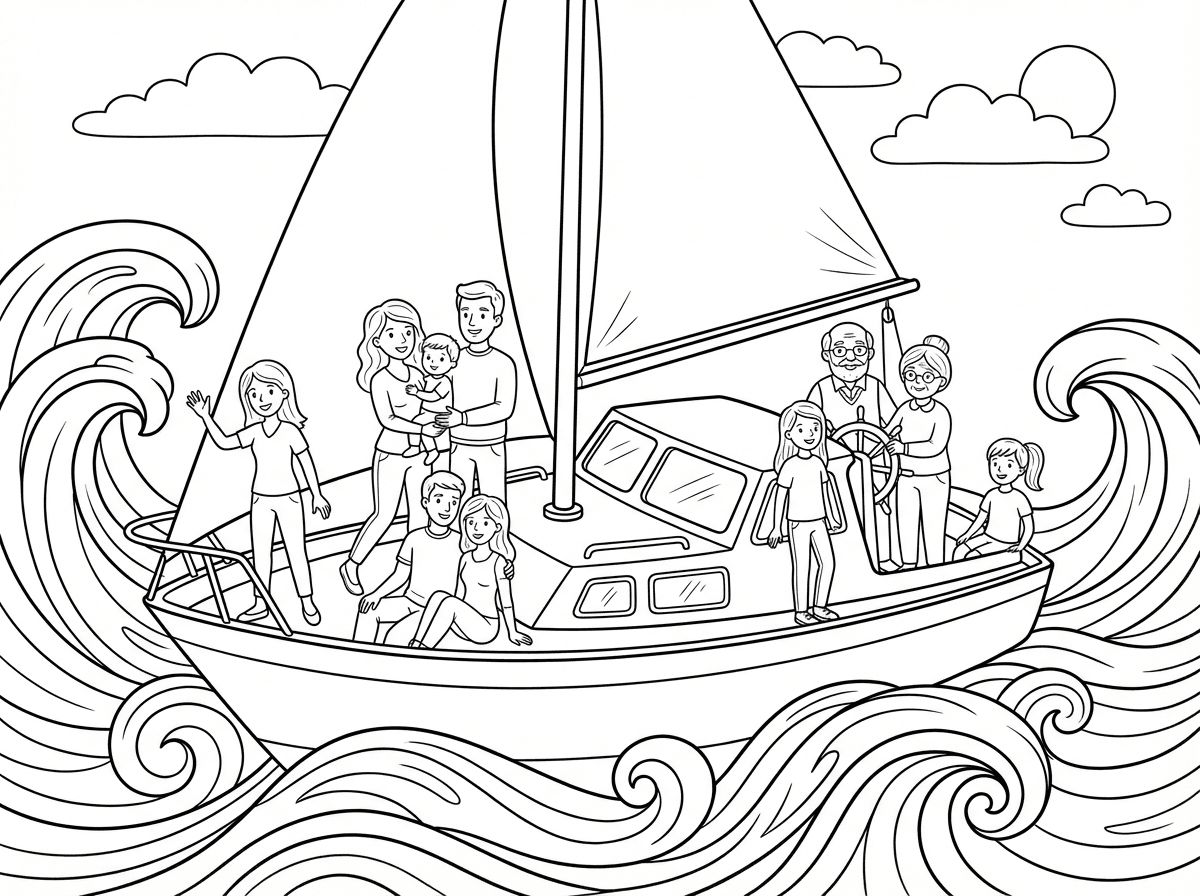 המשפחה יותר מבוגרת, 
אחות בת 28 ובעלה והילדה שלהם,
אחות בת 26, 
אח בן 23 ואשתו, 
אח בן 20, 
אחות בת 18, 
אח בן 16, 
אחות בת 14