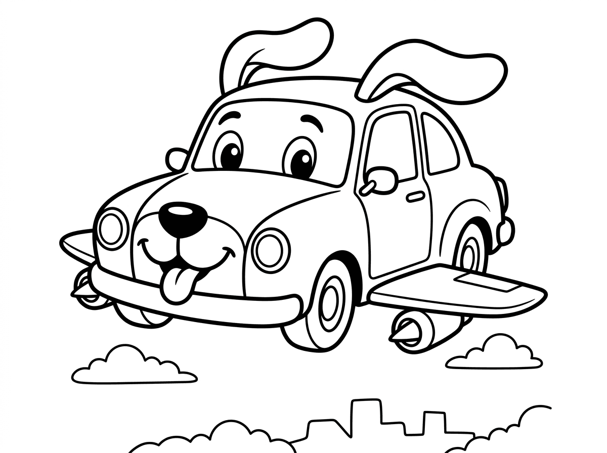 עשה לי מכונית מעופפת עם פרצוץ של כלב