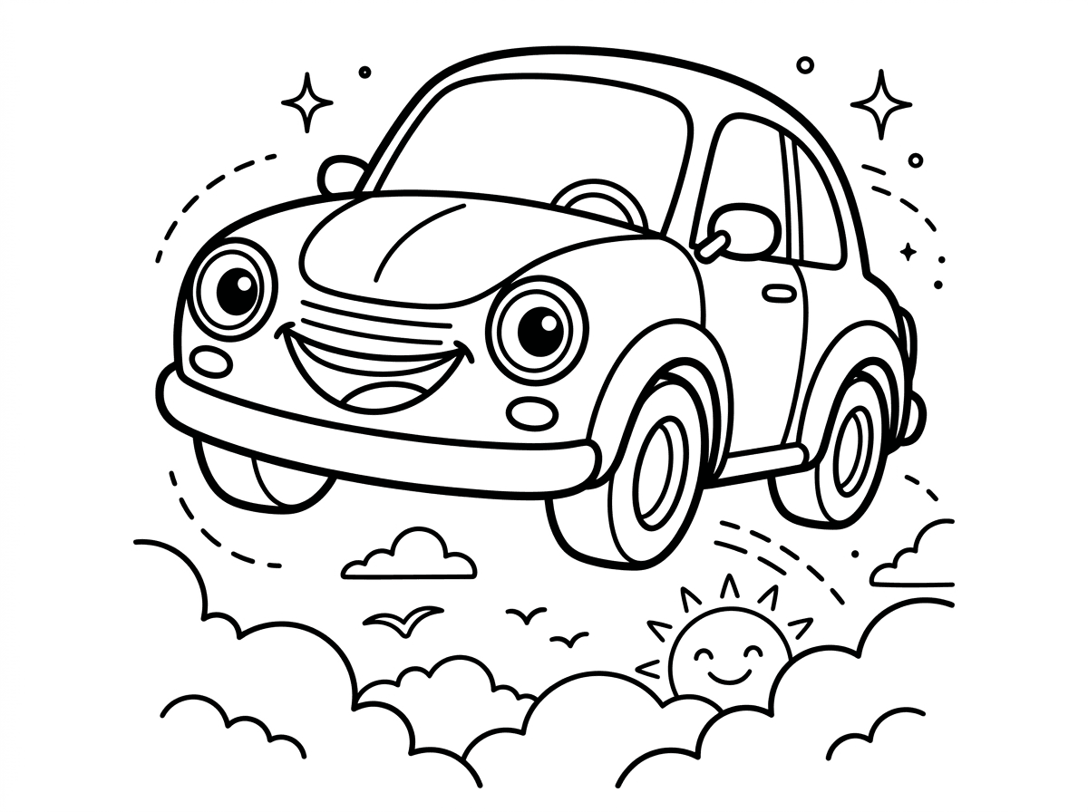 מכונית מרחפת באוויר