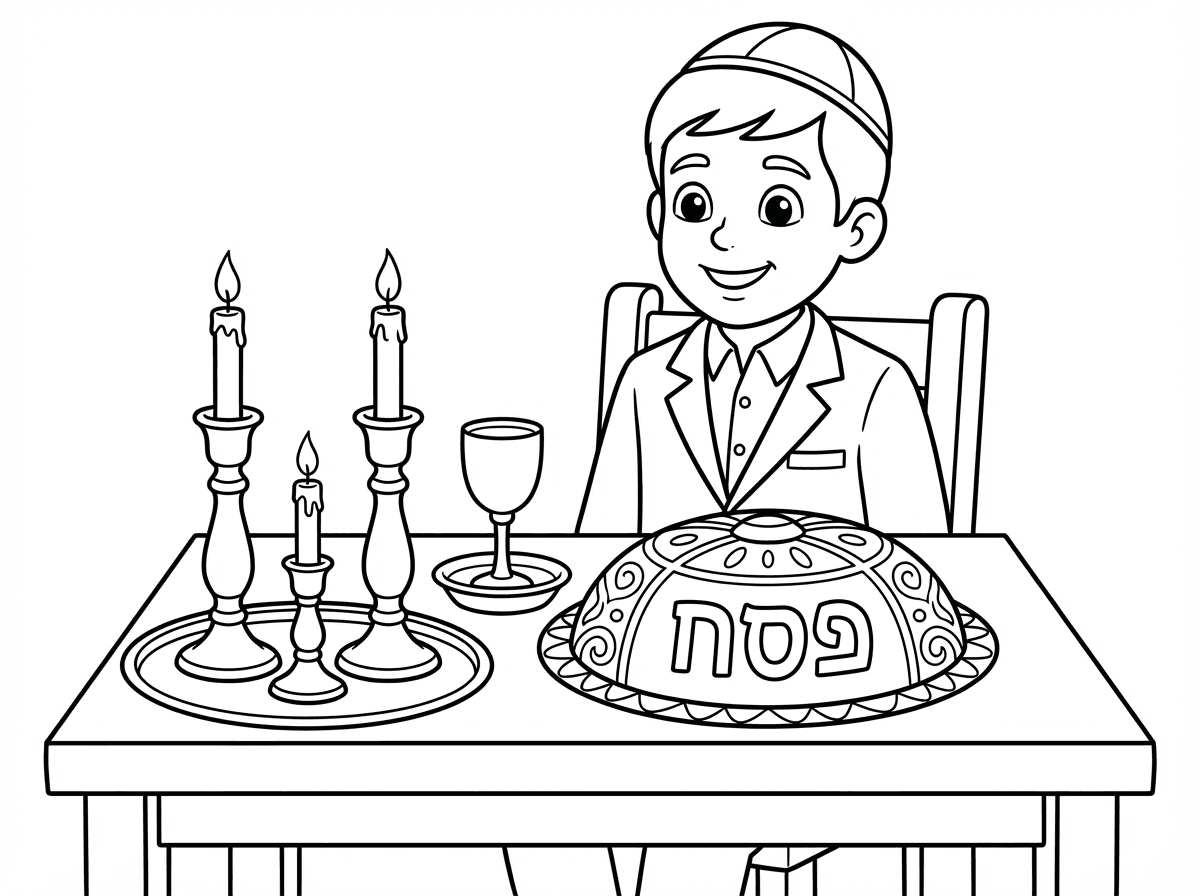 צריך שהפמוטים יהיו עם נרות ויעמוד על מגש. 
כיפה וחליפה יהיו גם לצביעה.